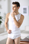GUARDIAN'S MEN KOOLNIT SLEEVELESS VEST, WHITE