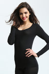 Palm's Ladies Long Sleeve Top 'Warmth Generation', Black