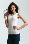 Palm's Ladies Sleeveless Vest 'Warmth Generation', Ivory